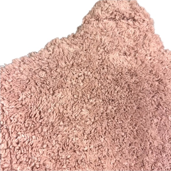 Aritzia WILFRED FREE Pink Teddy Coat Button Jacket Oversized Size Small - Picture 7 of 9